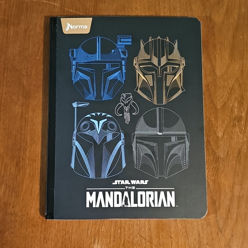 Star Wars The Mandalorian 100 Sheet Notebook - Norma - New (Colombia)